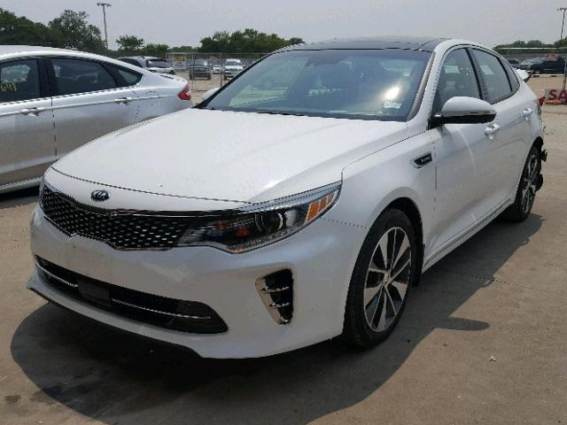 5XXGV4L21GG050404 - 2016 KIA OPTIMA SXL WHITE photo 2