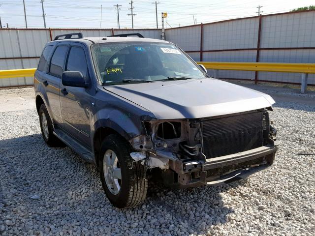 1FMCU03118KB42178 - 2008 FORD ESCAPE XLT GRAY photo 1