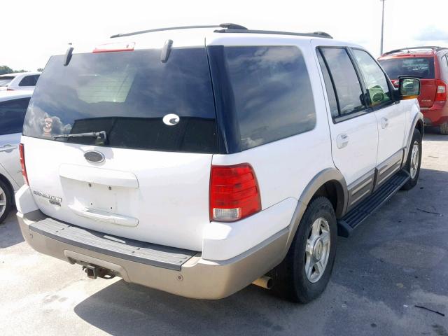 1FMRU17W73LA12818 - 2003 FORD EXPEDITION WHITE photo 4