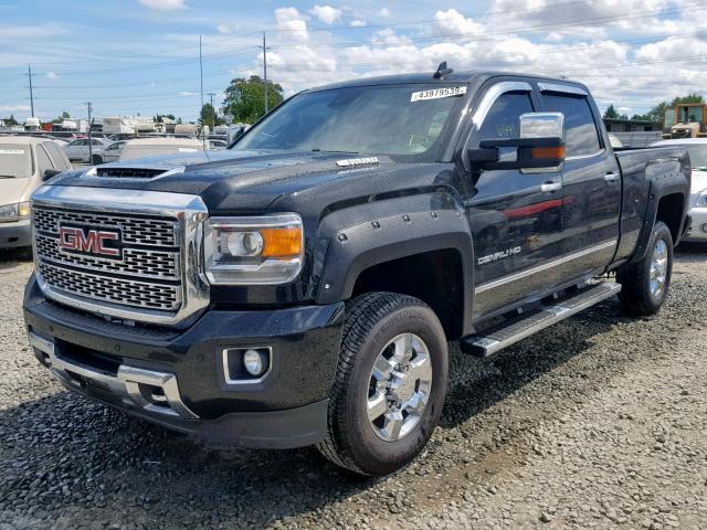 1GT42YEYXJF129175 - 2018 GMC SIERRA K35 BLACK photo 2