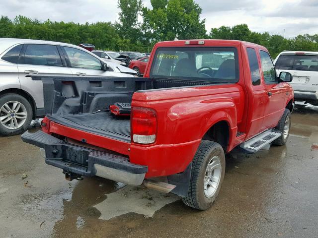 1FTZR15V7YPB34501 - 2000 FORD RANGER SUP RED photo 4