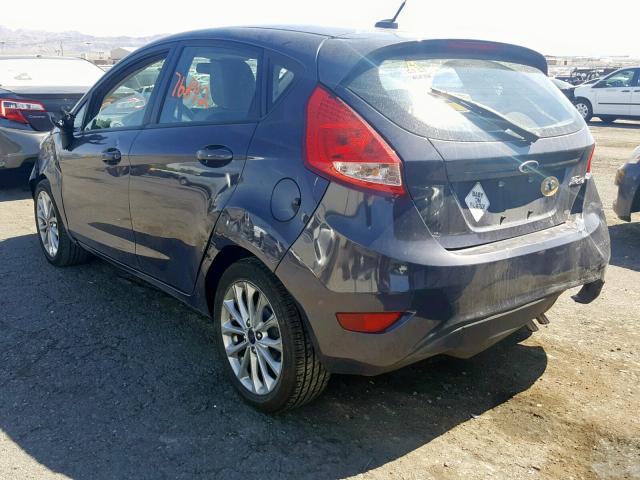 3FADP4TJ8DM162623 - 2013 FORD FIESTA S BLACK photo 3