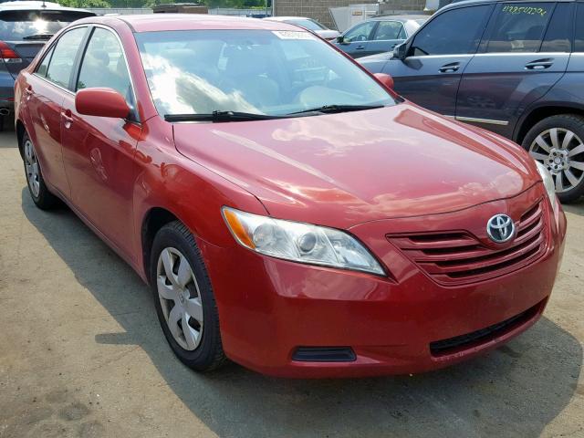 4T1BE46K39U348225 - 2009 TOYOTA CAMRY BASE RED photo 1