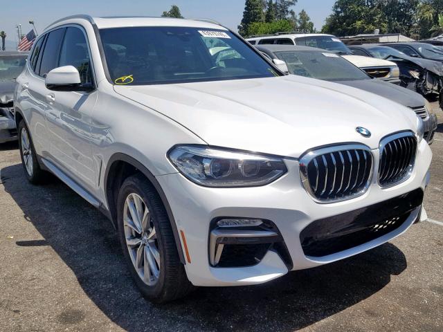 5UXTR7C59KLE96244 - 2019 BMW X3 SDRIVE3 WHITE photo 1