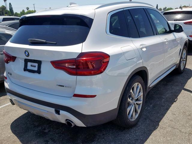 5UXTR7C59KLE96244 - 2019 BMW X3 SDRIVE3 WHITE photo 4