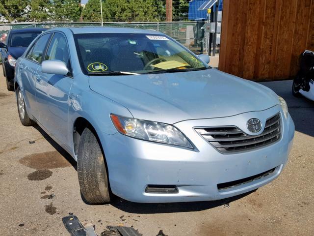 4T1BB46KX8U057874 - 2008 TOYOTA CAMRY HYBR BLUE photo 1