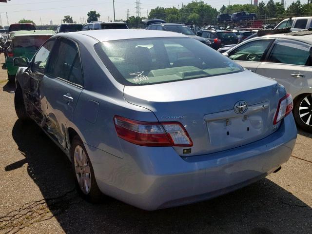 4T1BB46KX8U057874 - 2008 TOYOTA CAMRY HYBR BLUE photo 3