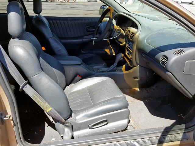1G2WP12KXXF235091 - 1999 PONTIAC GRAND PRIX GOLD photo 5