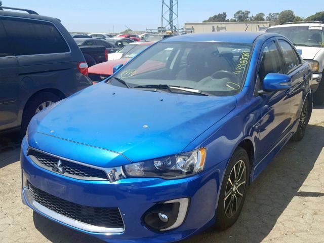 JA32U2FU7HU000986 - 2017 MITSUBISHI LANCER ES BLUE photo 2