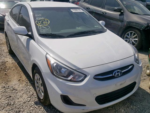 KMHCT4AE0GU160979 - 2016 HYUNDAI ACCENT SE WHITE photo 1