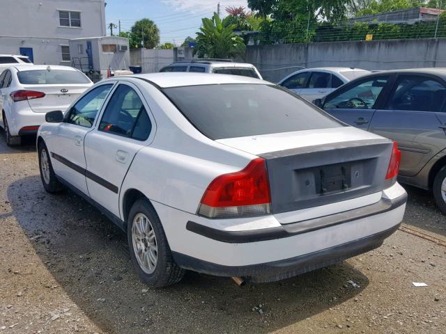 YV1RS61T842417030 - 2004 VOLVO S60 WHITE photo 3