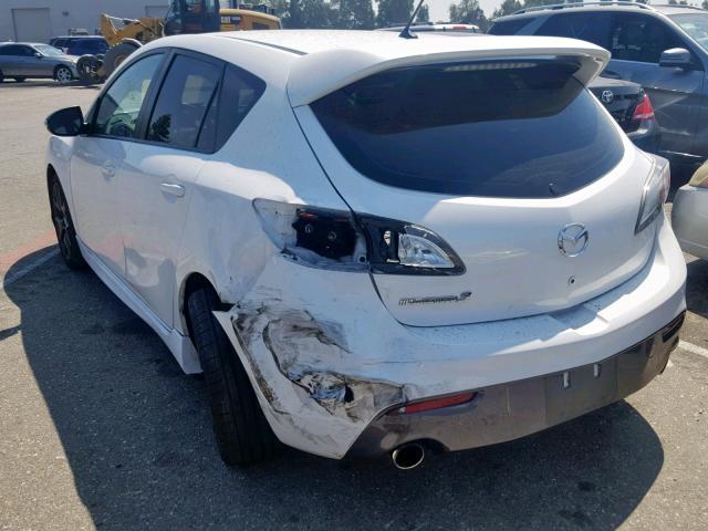 JM1BL1L49D1704685 - 2013 MAZDA SPEED 3 WHITE photo 3