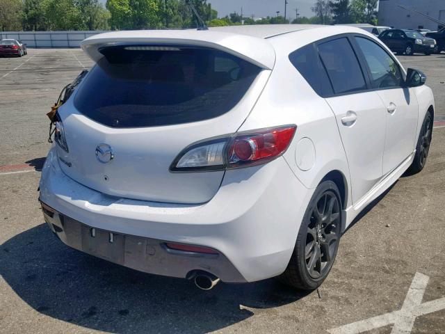 JM1BL1L49D1704685 - 2013 MAZDA SPEED 3 WHITE photo 4