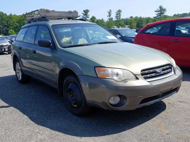 4S4BP61C277312074 - 2007 SUBARU LEGACY OUT GREEN photo 1