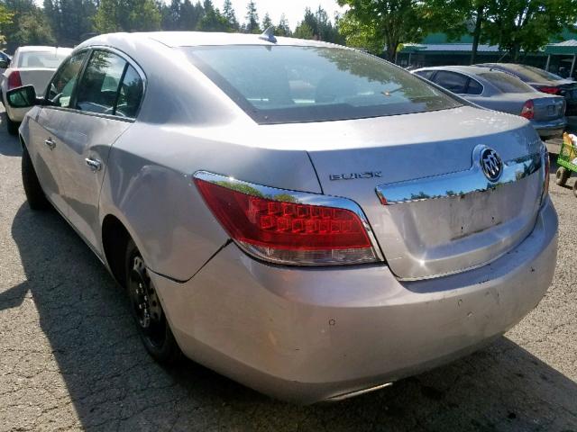 1G4GD5G30CF352038 - 2012 BUICK LACROSSE P SILVER photo 3