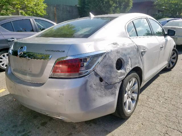 1G4GD5G30CF352038 - 2012 BUICK LACROSSE P SILVER photo 4