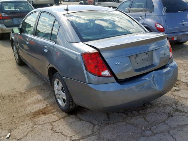 1G8AJ55F56Z209180 - 2006 SATURN ION LEVEL GRAY photo 3