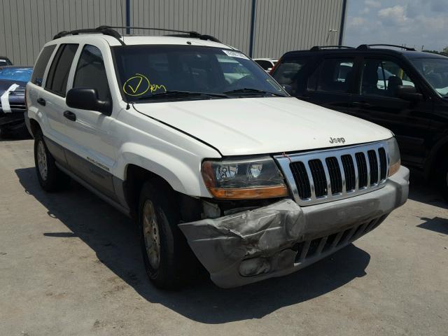 1J4G248N8YC326987 - 2000 JEEP GRAND CHER WHITE photo 1