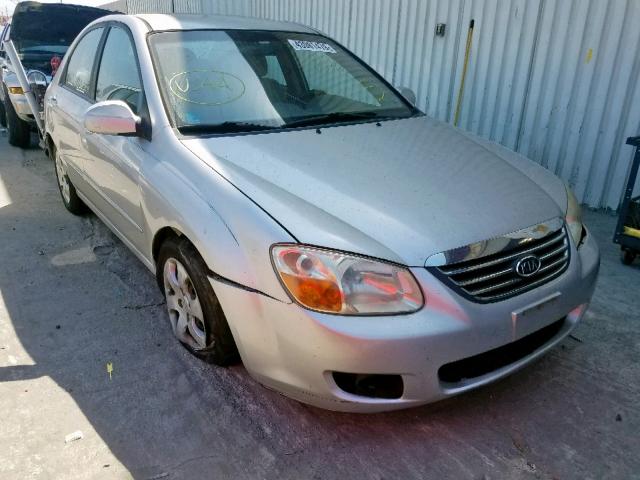 KNAFE122285543572 - 2008 KIA SPECTRA EX SILVER photo 1