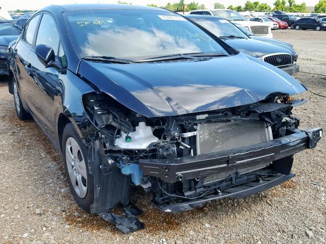 3KPFK4A7XHE059972 - 2017 KIA FORTE LX BLACK photo 1