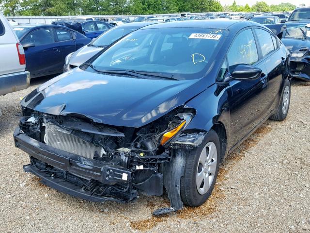 3KPFK4A7XHE059972 - 2017 KIA FORTE LX BLACK photo 2