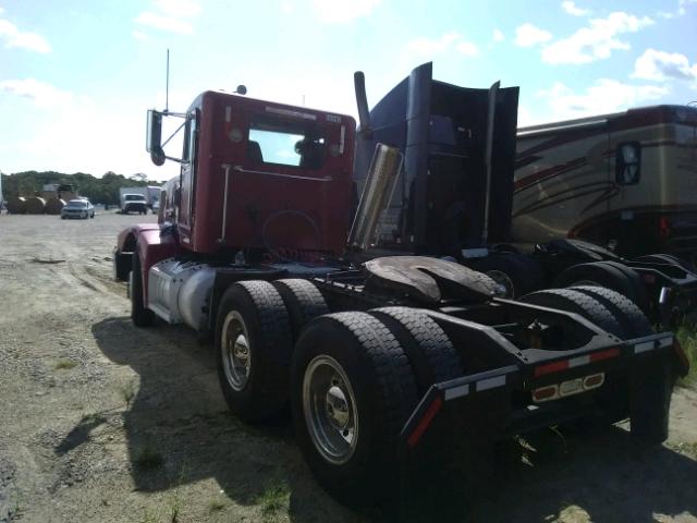 1XPCD29X5KN279091 - 1989 PETERBILT 377 RED photo 3