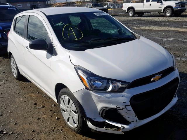 KL8CA6SA3JC429192 - 2018 CHEVROLET SPARK LS WHITE photo 1