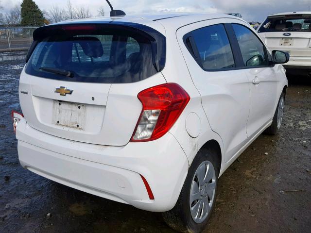 KL8CA6SA3JC429192 - 2018 CHEVROLET SPARK LS WHITE photo 4