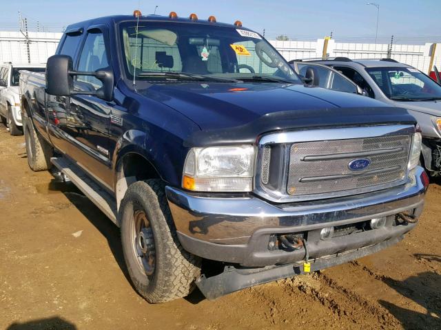 1FTSW31P84ED60453 - 2004 FORD F350 SRW S BLUE photo 1