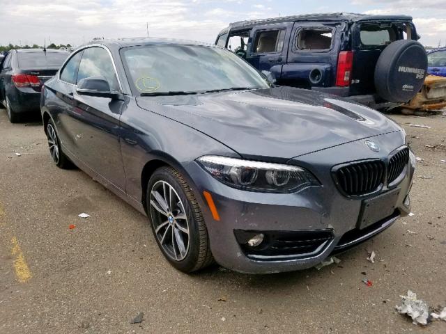 WBA2J3C58JVA52429 - 2018 BMW 230XI GRAY photo 1