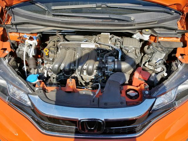 3HGGK5H01JM709952 - 2018 HONDA FIT EX ORANGE photo 7