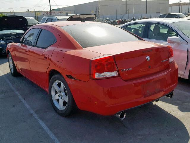 2B3KA33VX9H542005 - 2009 DODGE CHARGER SX RED photo 3