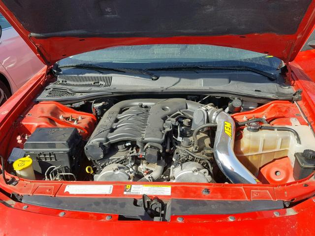 2B3KA33VX9H542005 - 2009 DODGE CHARGER SX RED photo 7