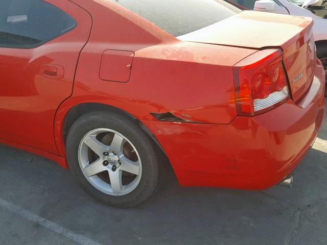 2B3KA33VX9H542005 - 2009 DODGE CHARGER SX RED photo 9