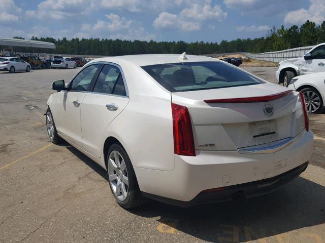 1G6AA5RA7D0121241 - 2013 CADILLAC ATS WHITE photo 3