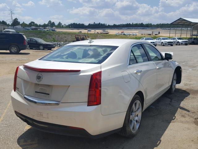 1G6AA5RA7D0121241 - 2013 CADILLAC ATS WHITE photo 4