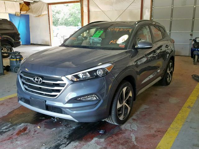 KM8J3CA25JU757723 - 2018 HYUNDAI TUCSON VAL GRAY photo 2