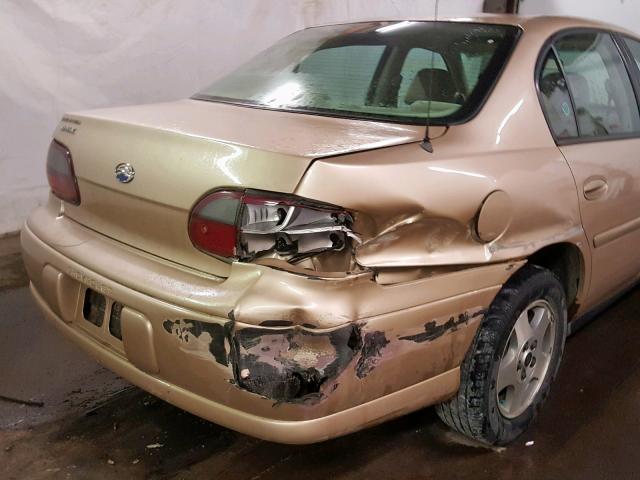 1G1ND52F44M568509 - 2004 CHEVROLET CLASSIC GOLD photo 9