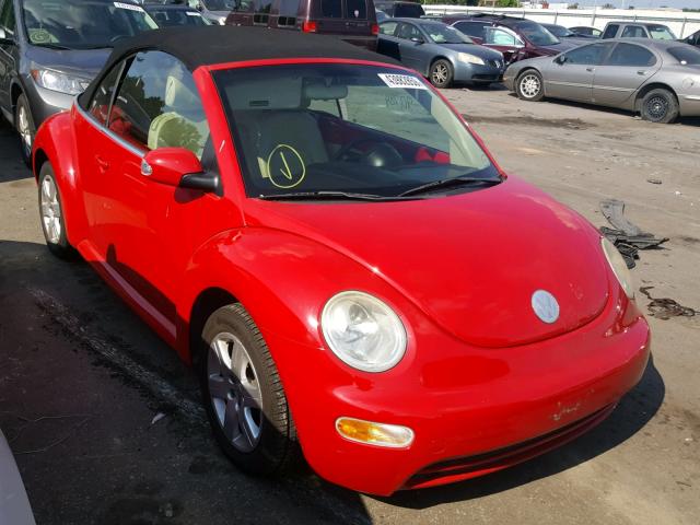 3VWBM31Y35M353501 - 2005 VOLKSWAGEN NEW BEETLE წითელი ფოტო 1