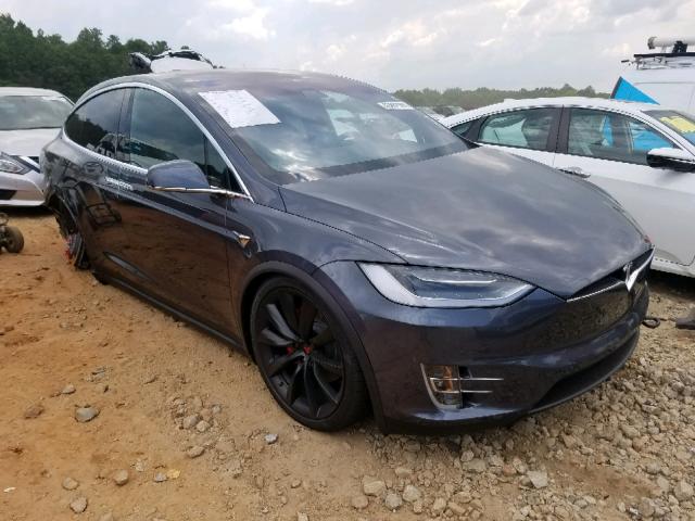 5YJXCBE41KF180851 - 2019 TESLA MODEL X GRAY photo 1