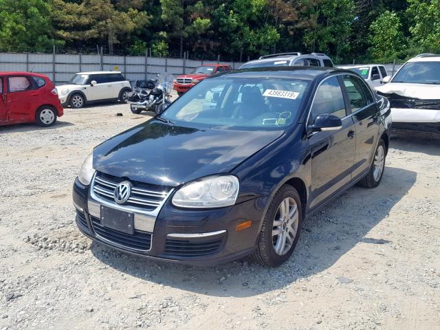 3VWSG71K57M012646 - 2007 VOLKSWAGEN JETTA 2.5 BLACK photo 2