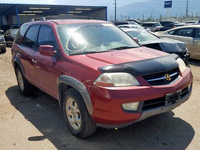 2HNYD18842H536045 - 2002 ACURA MDX TOURIN RED photo 1