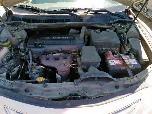 4T1BE46K37U077745 - 2007 TOYOTA CAMRY NEW SILVER photo 7
