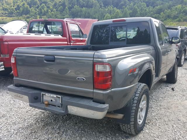 1FTZR45E54PA82166 - 2004 FORD RANGER SUP CHARCOAL photo 4