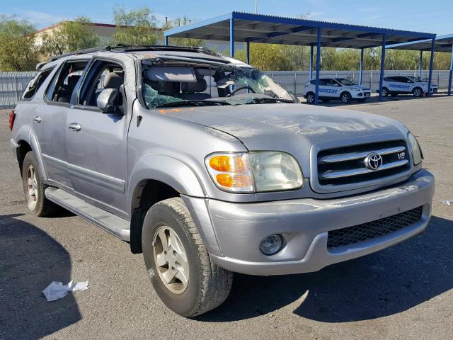 5TDBT48A31S047025 - 2001 TOYOTA SEQUOIA LI SILVER photo 1