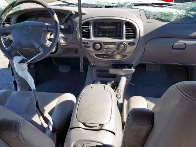 5TDBT48A31S047025 - 2001 TOYOTA SEQUOIA LI SILVER photo 9