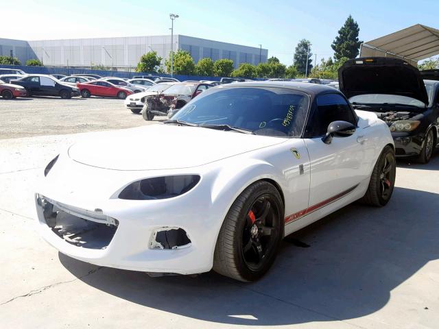 JM1NC2MF4D0227253 - 2013 MAZDA MX-5 MIATA WHITE photo 2