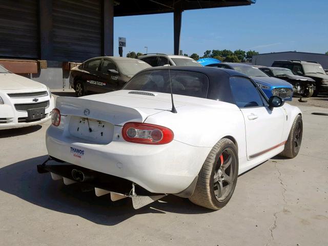 JM1NC2MF4D0227253 - 2013 MAZDA MX-5 MIATA WHITE photo 4