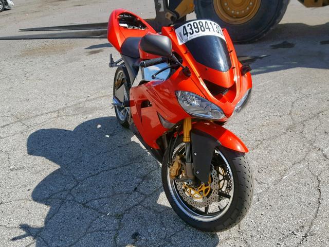 JKAZXCC165A033847 - 2005 KAWASAKI NINJA ZX 1 ORANGE photo 1