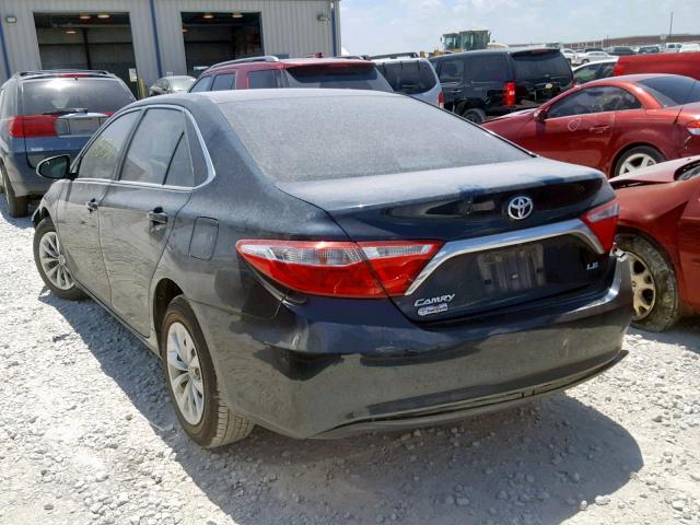 4T4BF1FK5FR451417 - 2015 TOYOTA CAMRY LE BLACK photo 3